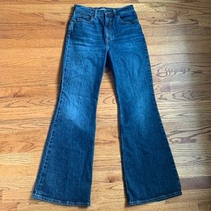 Levi’s 70s High Flare Jeans Size 27 - Dark Blue